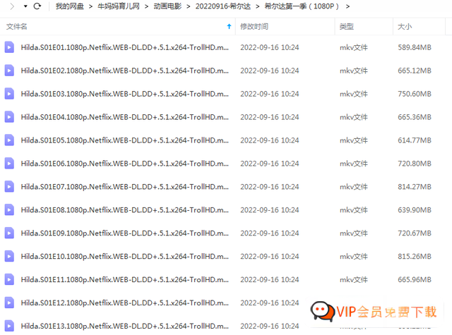 北欧风情治愈英语动画片《希尔达》，教科书级亲子剧1-2季全