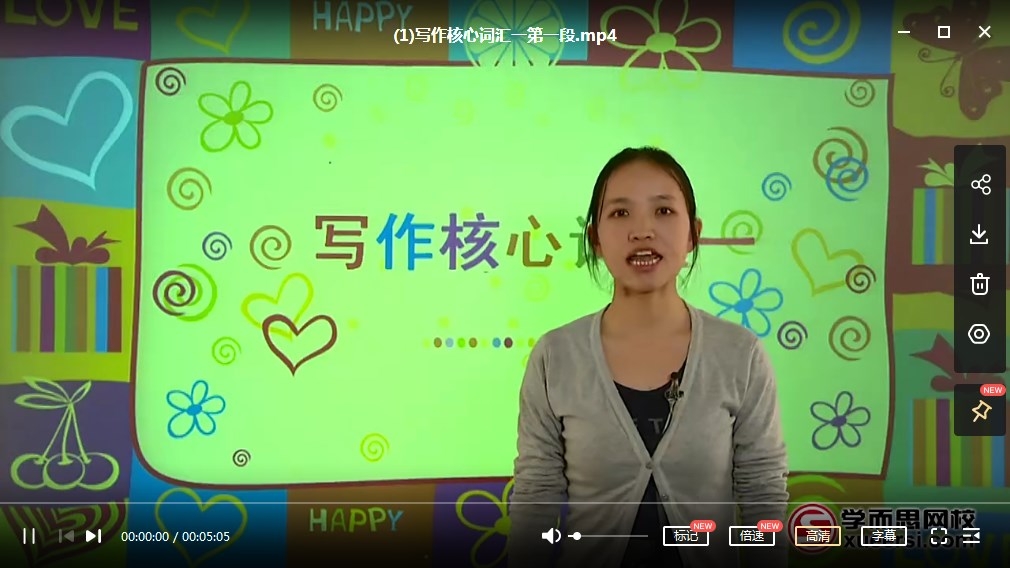 图片[1]-学而思网校 小学到初中阶段 英语阅读写作核心1000词MP4视频网课课程 百度网盘下载-校汇学习课堂