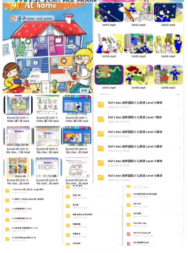 【全套】剑桥国际少儿英语kids box 第二版s-6 ppt课件+视频+音频+学生书+教师书+精讲视频+练习册闪卡白板软件 s-6 全套电子资料